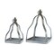 Melrose Galvanized Hanging Open Lantern - 20" - Gray - Set of 2